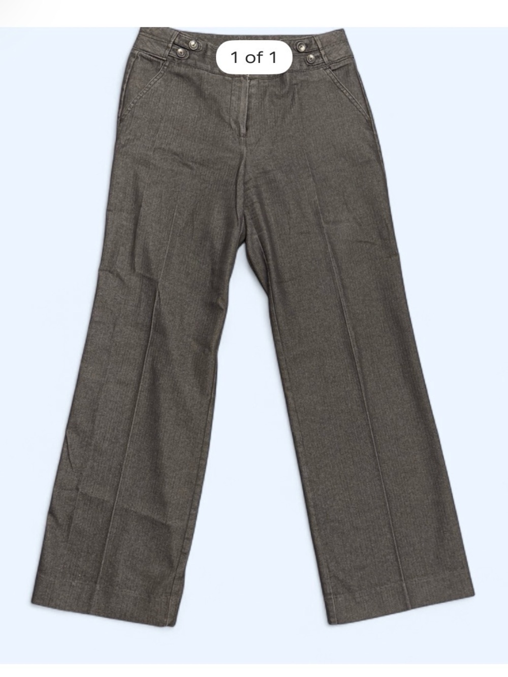 new directions Gray Wide-Leg Dress Pants